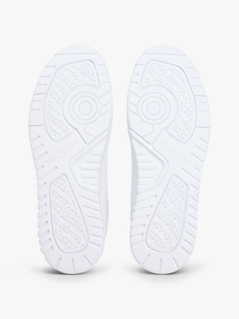 Άσπρο Δερμάτινα Sneakers Basketball  Άνδρες