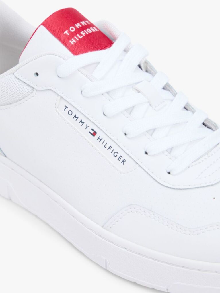 Άσπρο Δερμάτινα Sneakers Basketball  Άνδρες