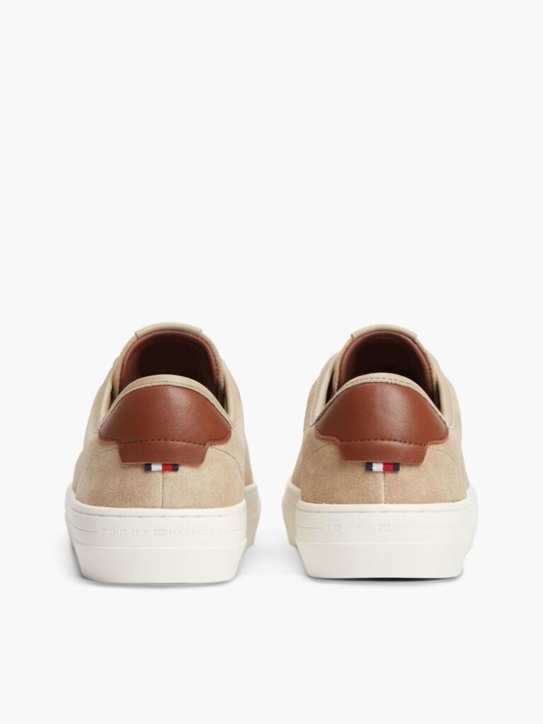 Μπεζ Σουέτ Sneakers Με Πάνελ Σε Αντίθεση  Άνδρες
