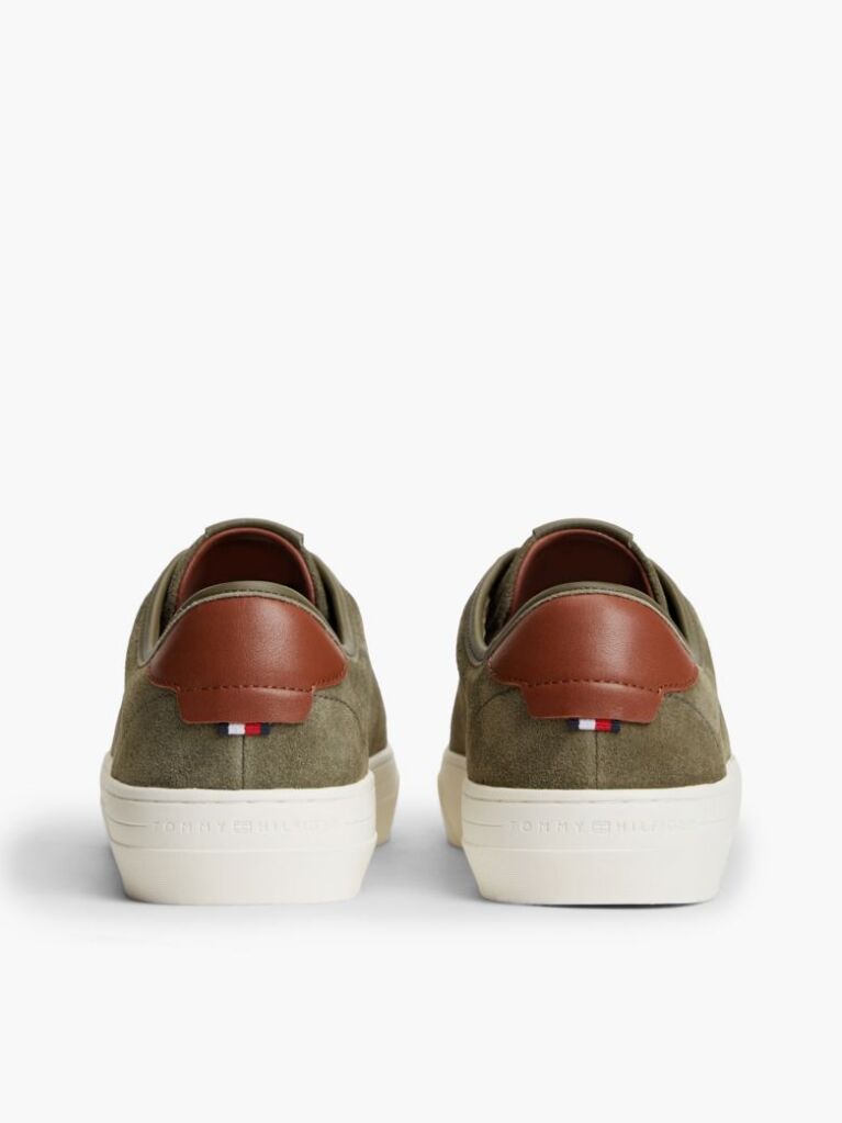 Πράσινο Σουέτ Sneakers Με Πάνελ Σε Αντίθεση  Άνδρες