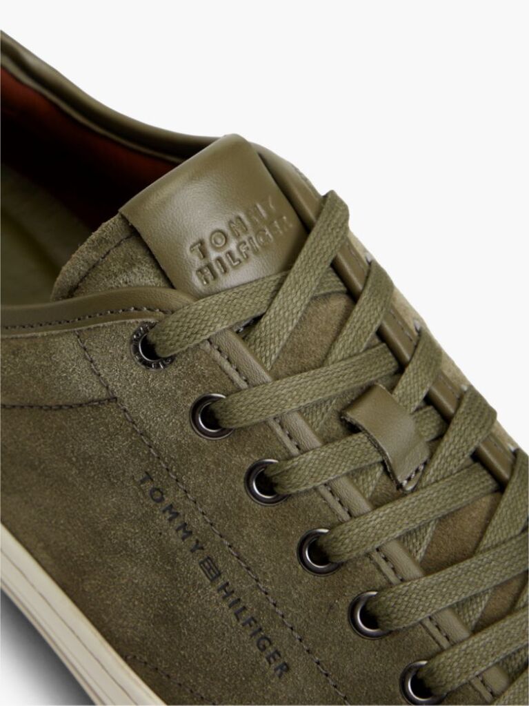 Πράσινο Σουέτ Sneakers Με Πάνελ Σε Αντίθεση  Άνδρες
