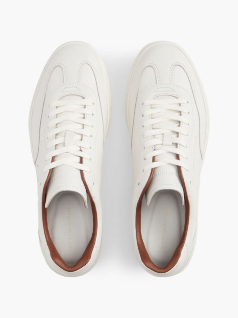 Μπεζ Δερμάτινα Sneakers  Άνδρες