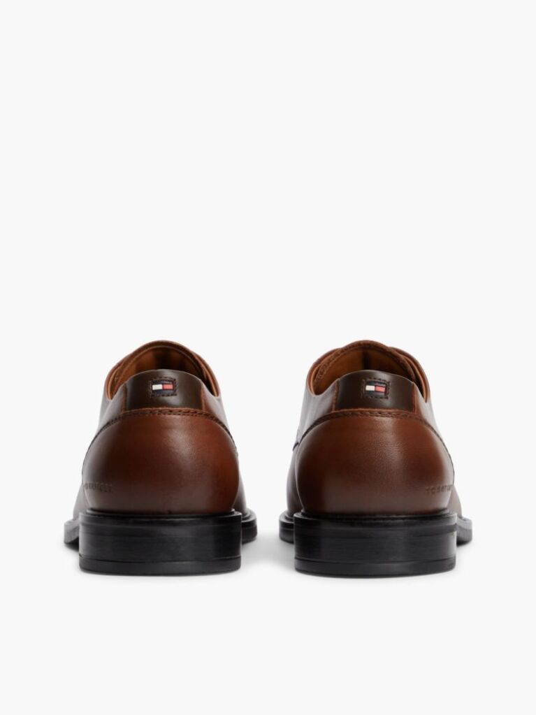 Brown Leather Derby Shoes  Men