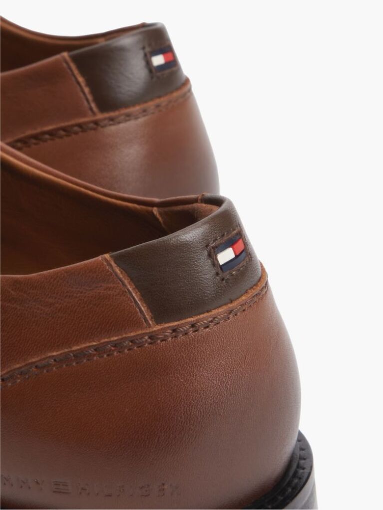Brown Leather Derby Shoes  Men