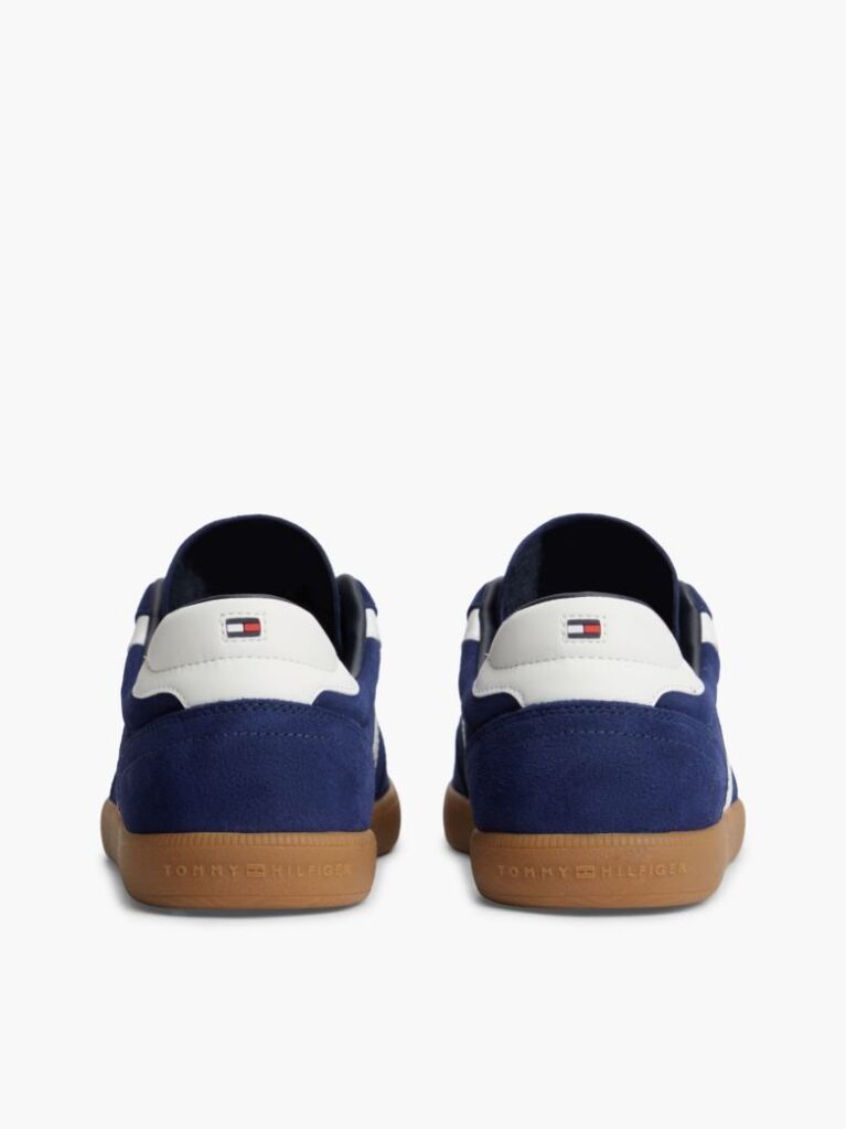 Μπλε Σουέτ Sneakers Με Υφασμάτινα Πάνελ  Άνδρες