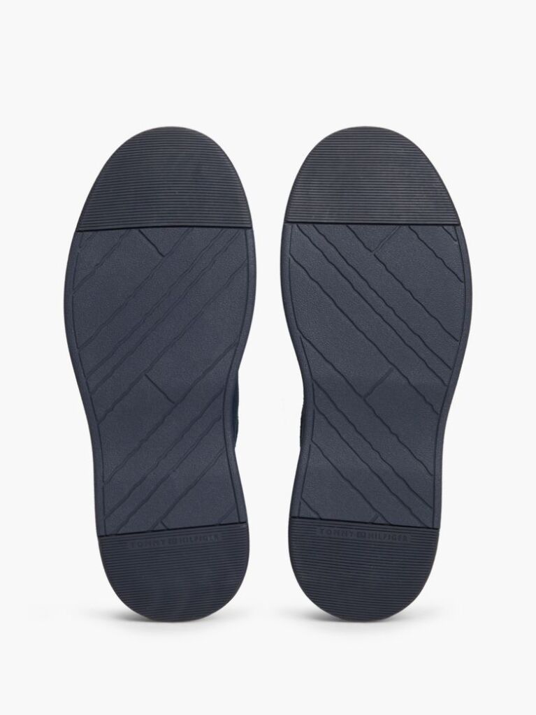 Blue Suede Flag Plaque Chukka Boots  Men