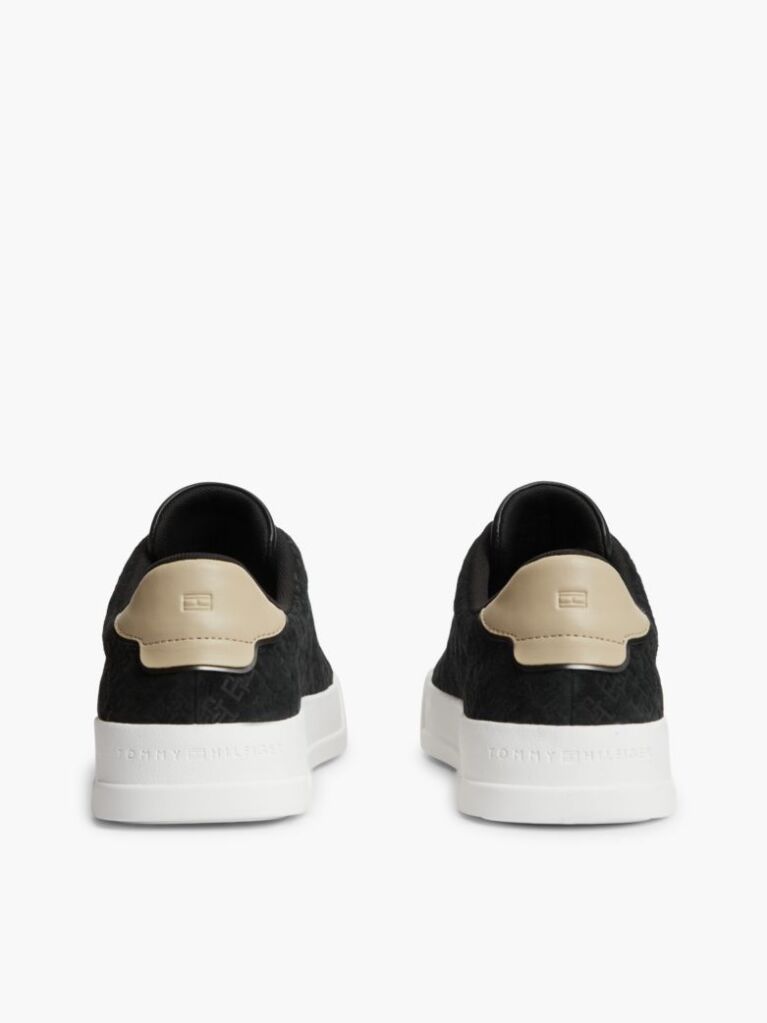 Μαύρο TH Monogram Σουέτ Sneakers  Άνδρες