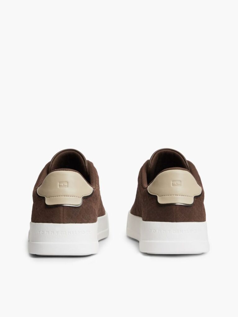 Καφέ TH Monogram Σουέτ Sneakers  Άνδρες
