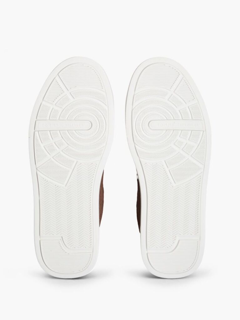 Καφέ TH Monogram Σουέτ Sneakers  Άνδρες