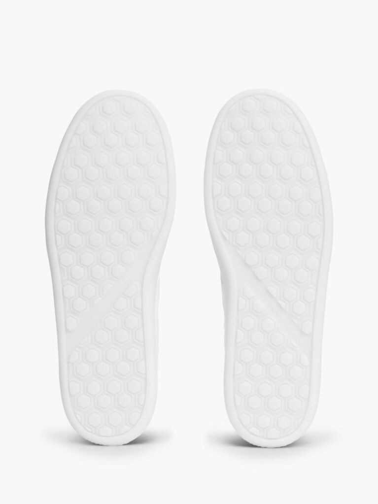 Άσπρο Δερμάτινα Sneakers Με Λογότυπο  Άνδρες