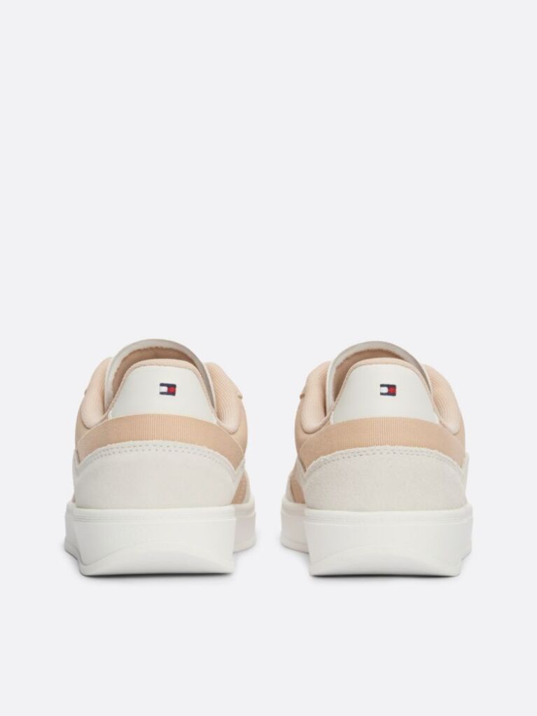 Pink Heritage Suede Court Trainers  Women
