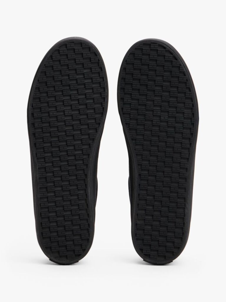 Black Contrast Trim Trainers  Women