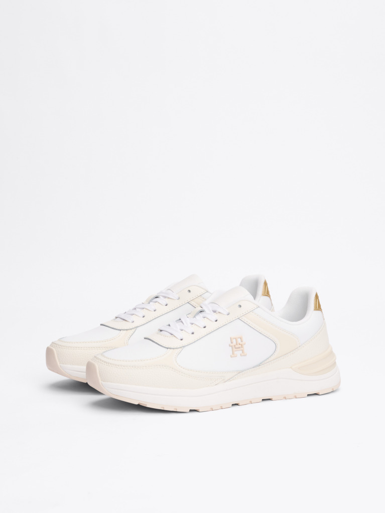 Multi TH Monogram Leather Trainers  Women