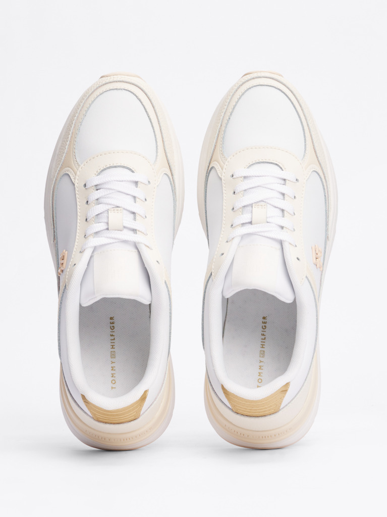 Multi TH Monogram Leather Trainers  Women