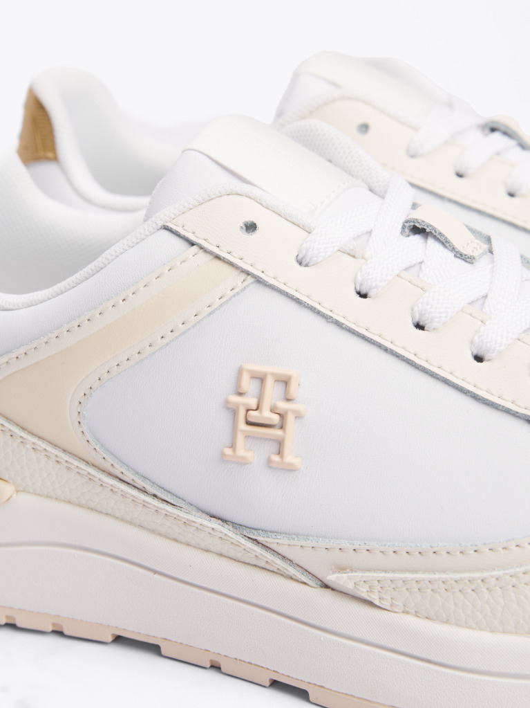 Multi TH Monogram Leather Trainers  Women