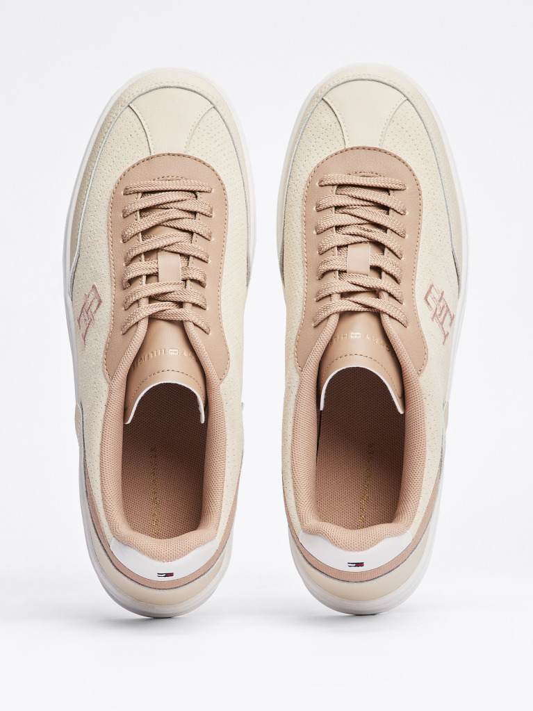 Multi TH Monogram Colour-Blocked Trainers  Women