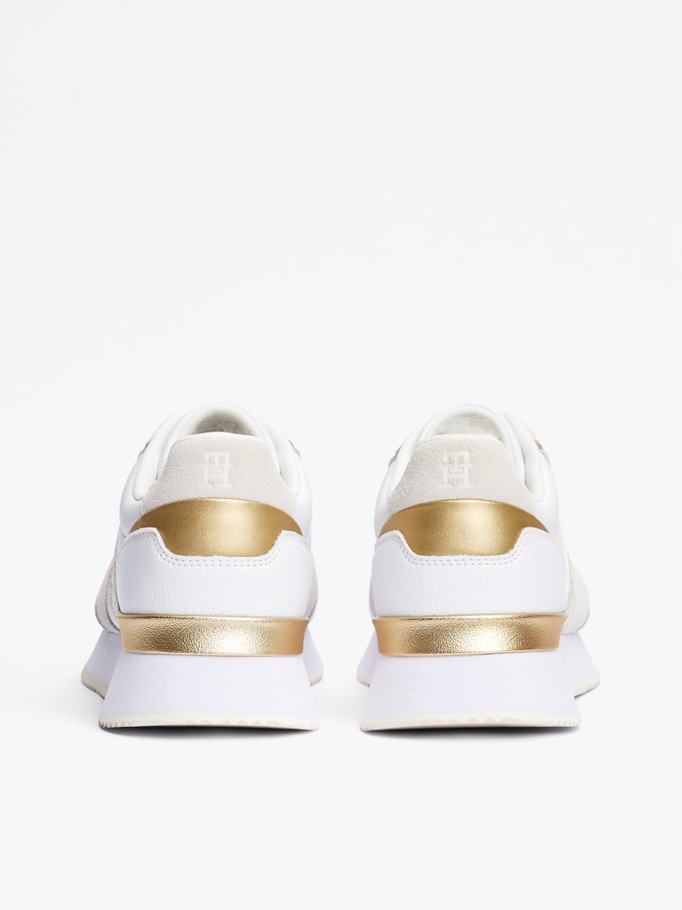 Multi TH Monogram Metallic Trainers  Women