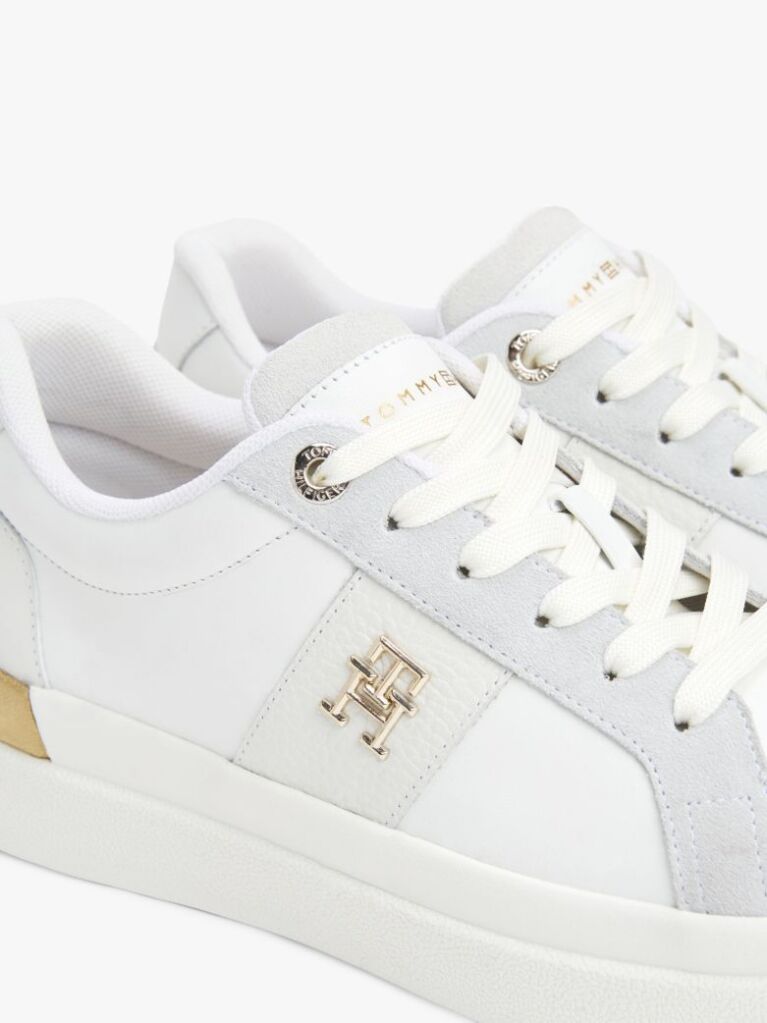 Άσπρο Δερμάτινα Sneakers  Γυναίκες