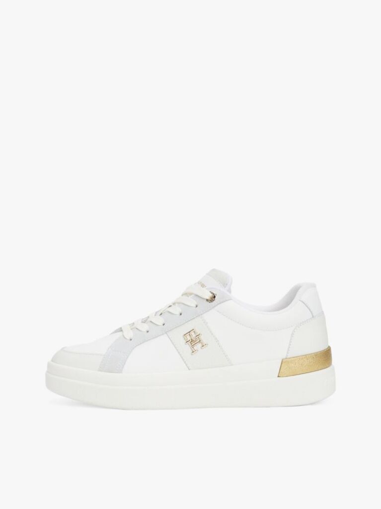 Άσπρο Δερμάτινα Sneakers  Γυναίκες
