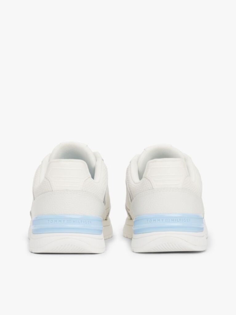 Multi Leather Mixed Texture Trainers  Women