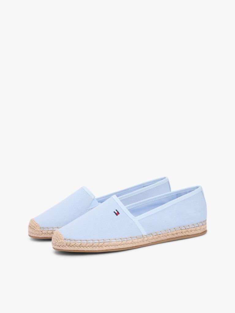 Multi Flag Embroidery Canvas Espadrilles  Women