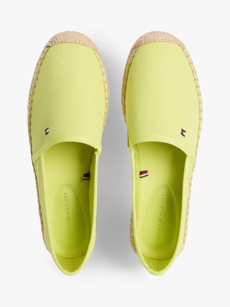 Yellow Flag Embroidery Canvas Espadrilles  Women