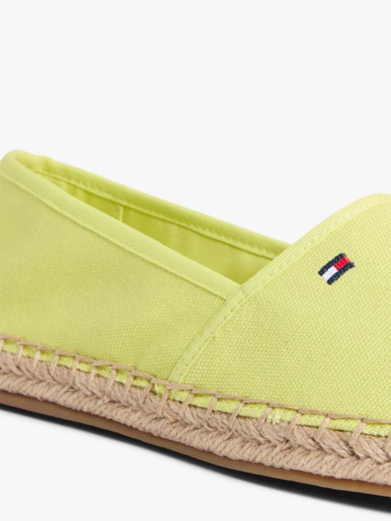 Yellow Flag Embroidery Canvas Espadrilles  Women