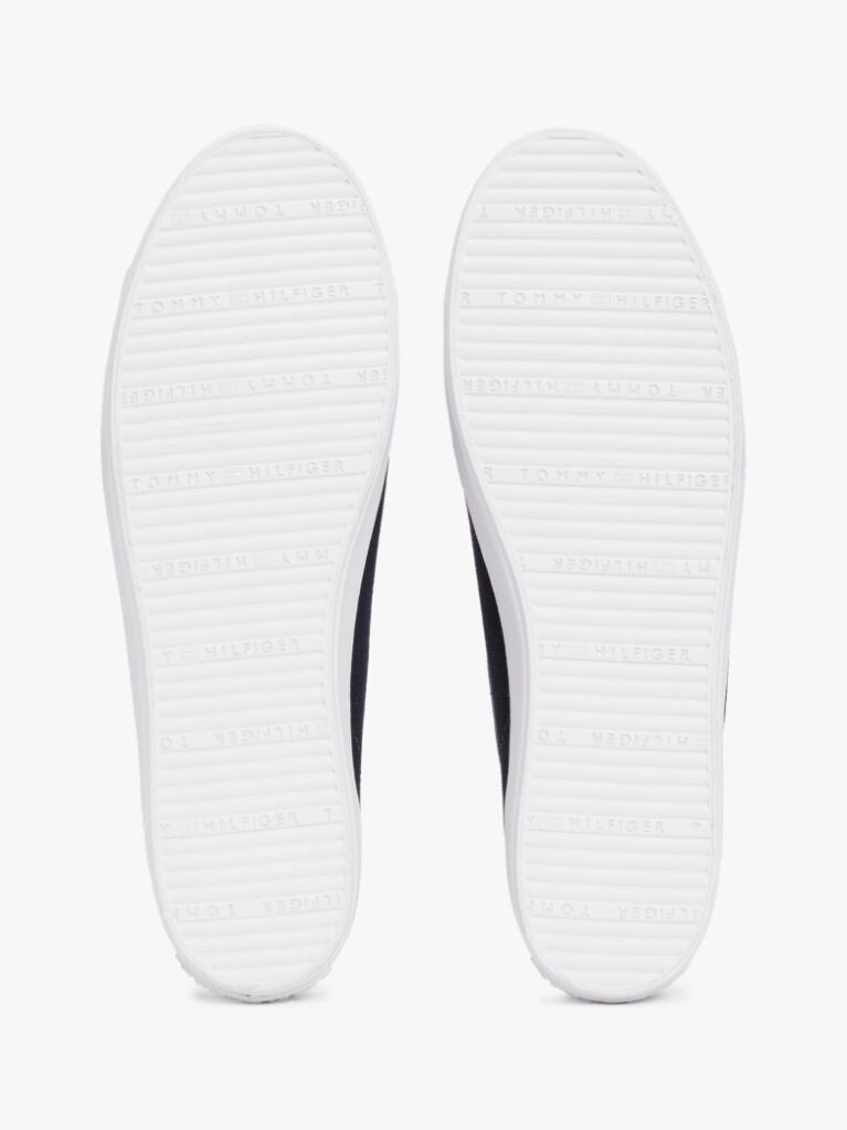Μπλε Sneakers Από Canvas Με Μεταλλική Λεπτομέρεια  Γυναίκες