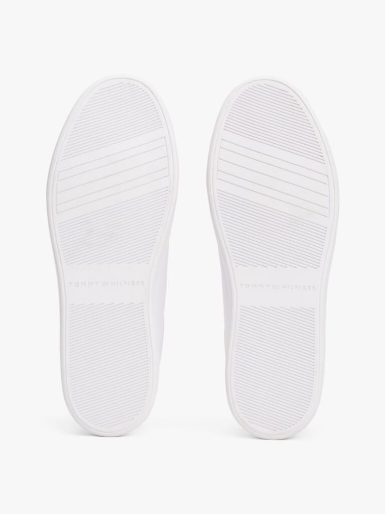 White Leather Colour Pop Court Trainers  Women