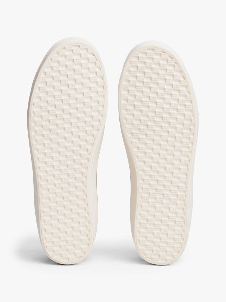 Μπεζ Δερμάτινα Sneakers Με Chunky Σόλα  Γυναίκες