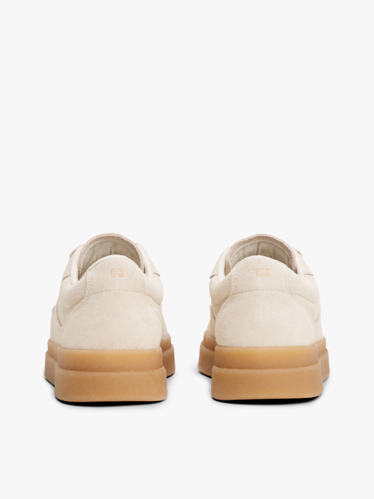 Μπεζ Σουέτ Sneakers Με Ανάγλυφες Λεπτομέρειες  Γυναίκες