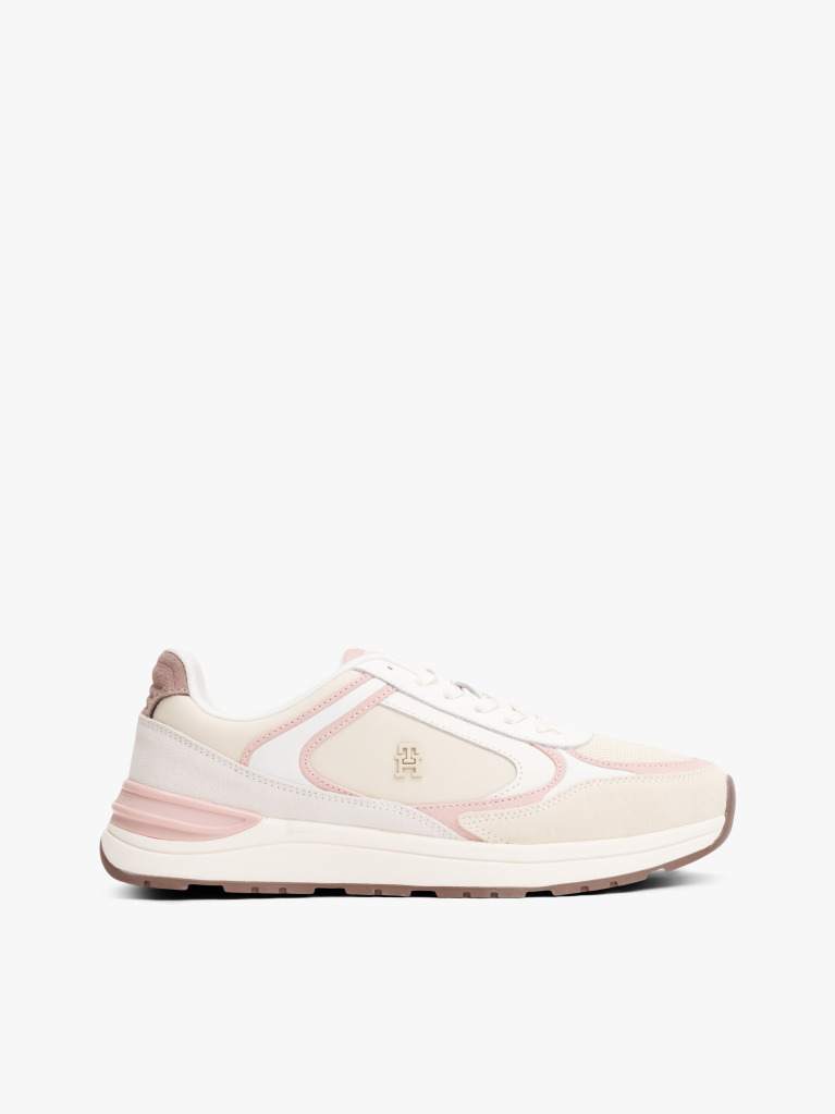 Multi Suede Mixed Texture Trainers  Women