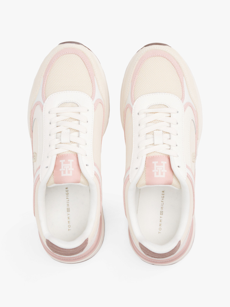 Multi Suede Mixed Texture Trainers  Women