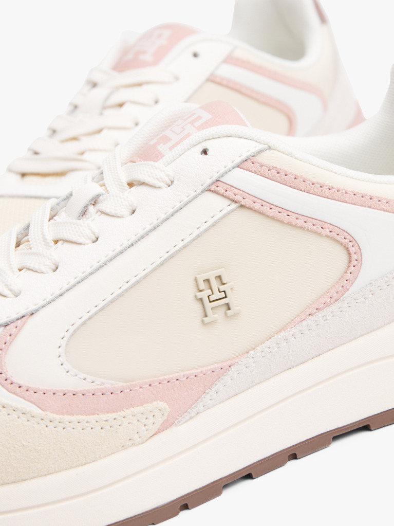 Multi Suede Mixed Texture Trainers  Women