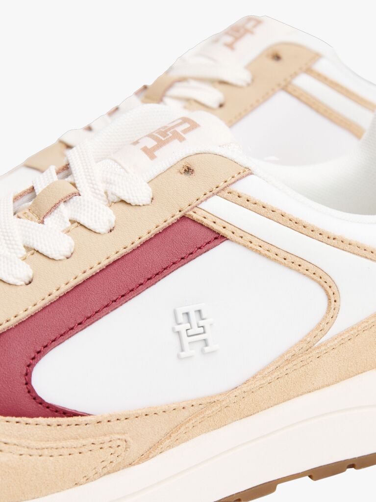 Multi Suede Mixed Texture Trainers  Women