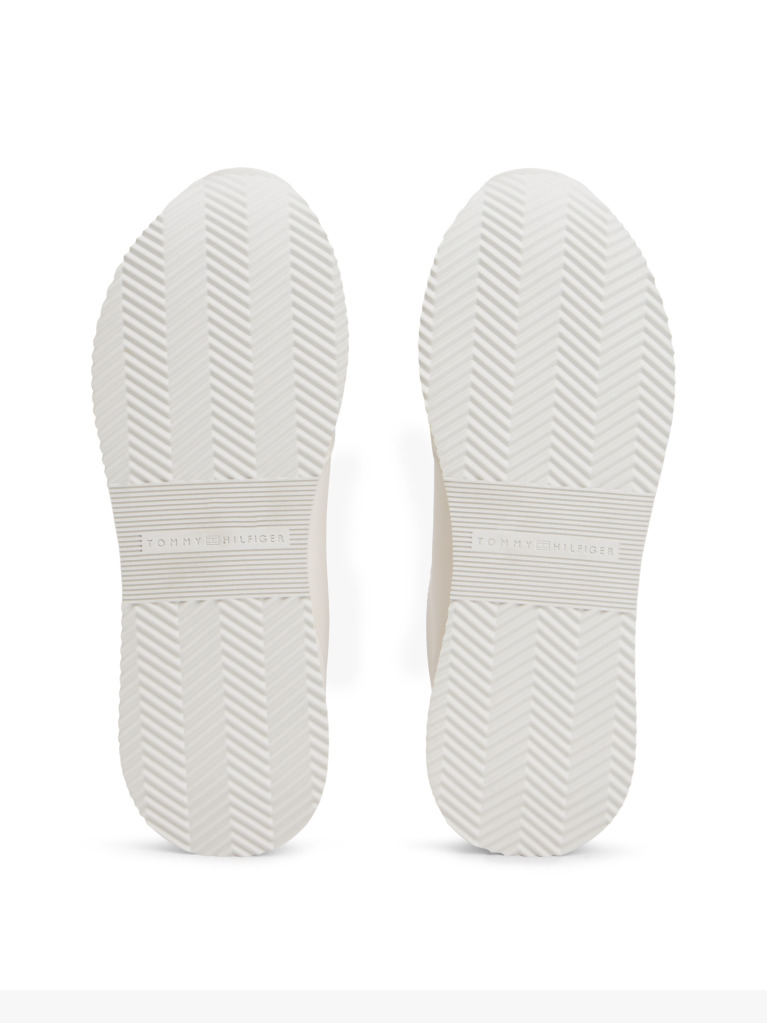 Άσπρο Δερμάτινα Sneakers Με Χρυσές Λεπτομέρειες  Γυναίκες