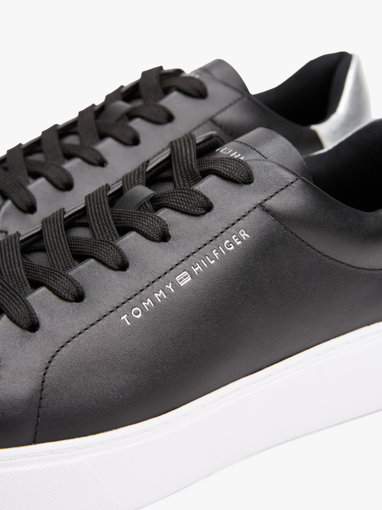 Multi Δερμάτινα Sneakers Σε Στιλ Πλατφόρμας Με Μεταλιζέ Λεπτομέρεια  Γυναίκες