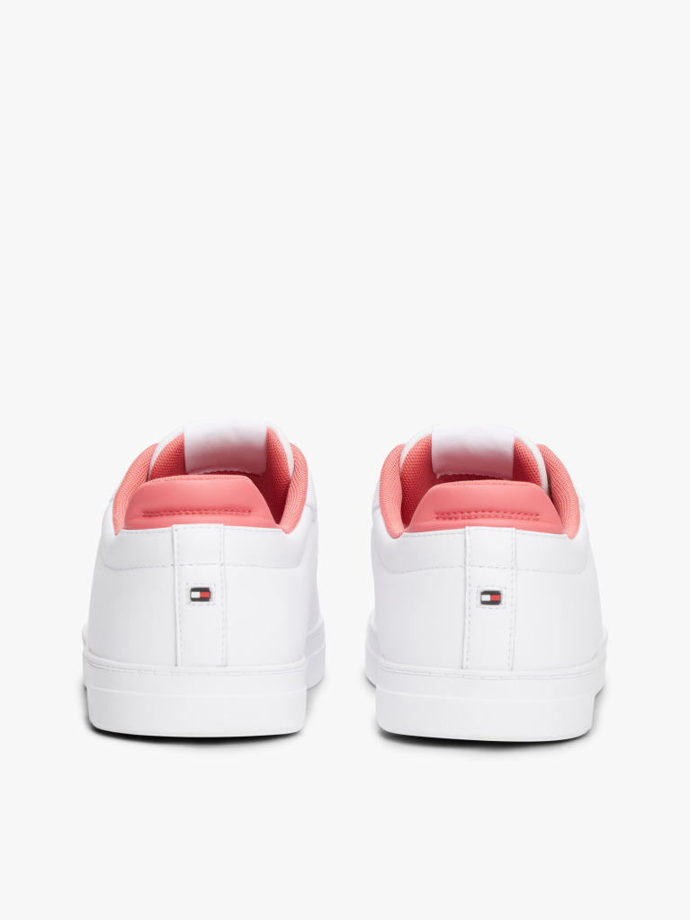 Άσπρο Δερμάτινα Sneakers Με Colour-Pop Λεπτομέρειες  Γυναίκες