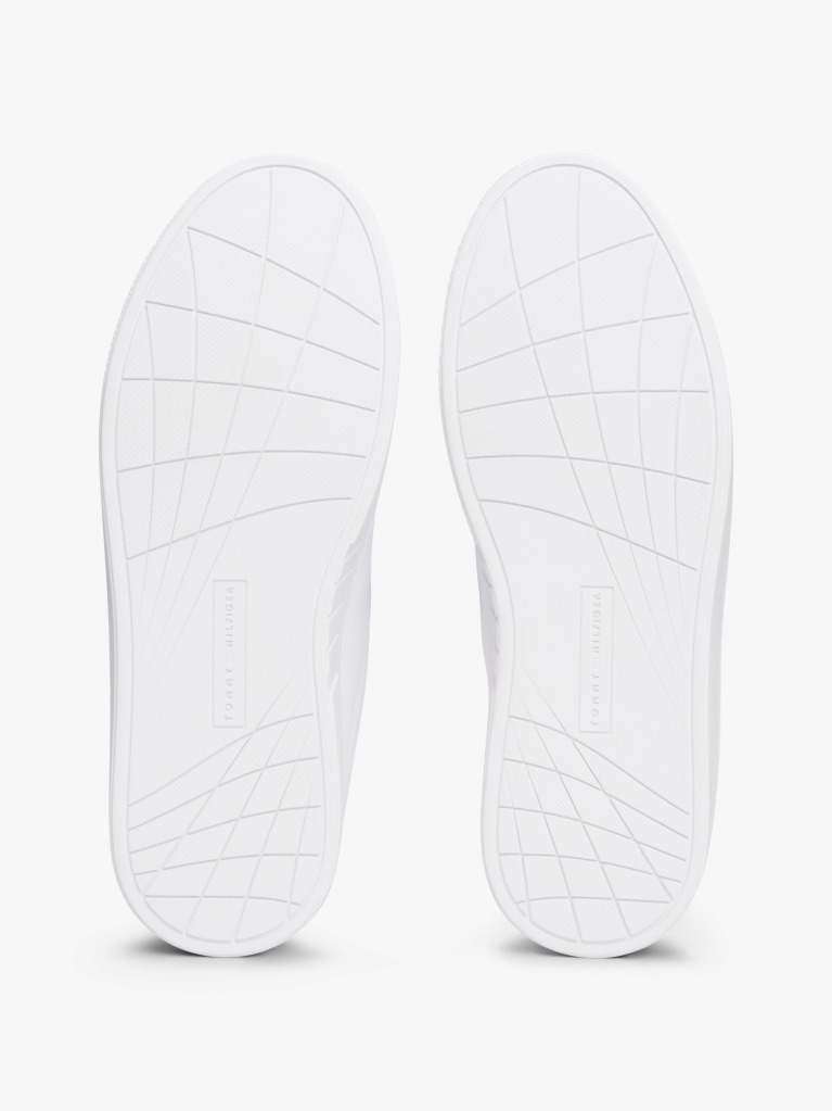 Άσπρο Δερμάτινα Sneakers Με Colour-Pop Λεπτομέρειες  Γυναίκες