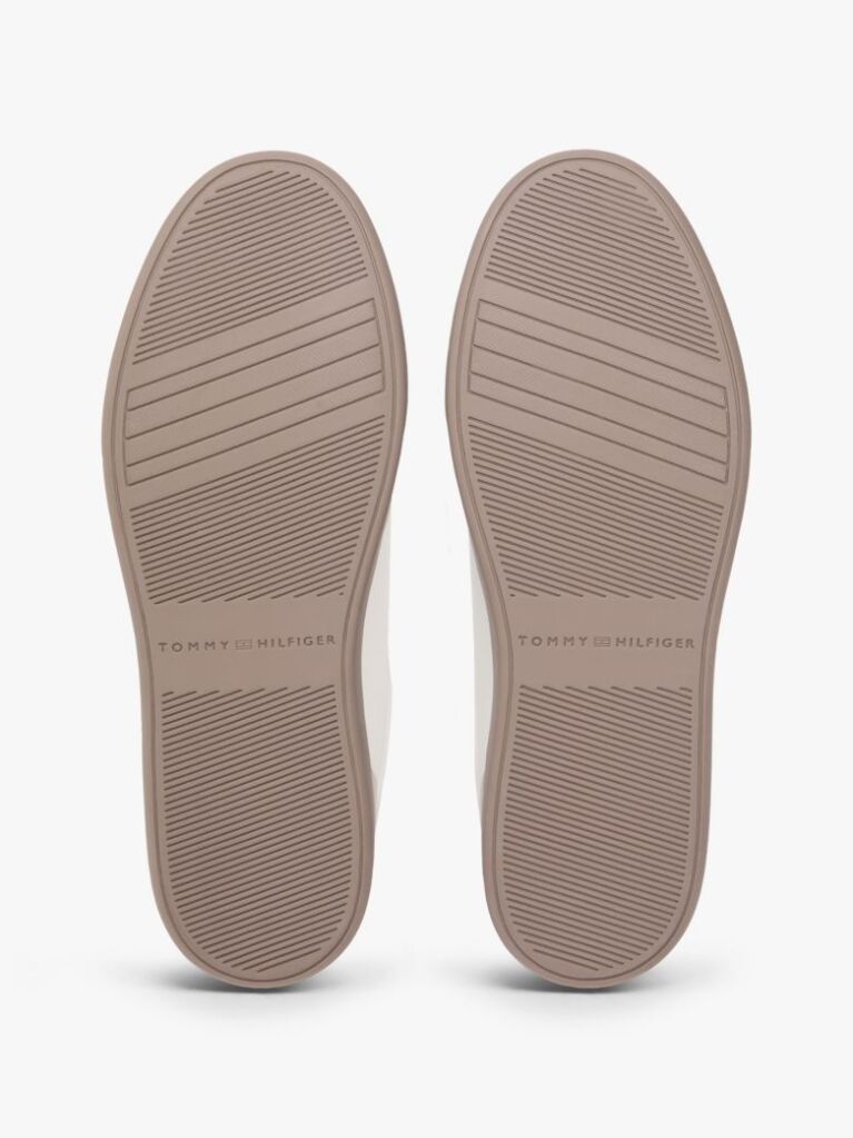 Multi Leather Mixed Texture Cupsole Trainers  Women
