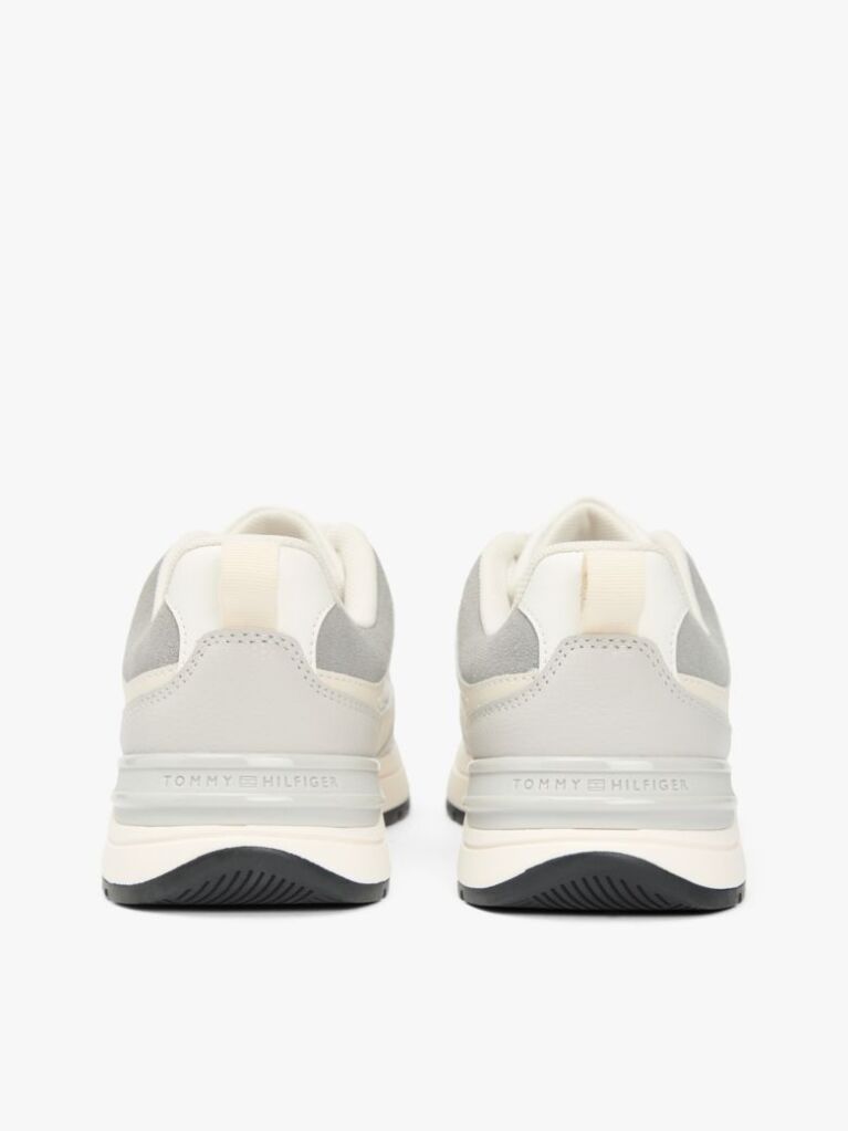 Multi TH Monogram Leather Mixed Texture Trainers  Women