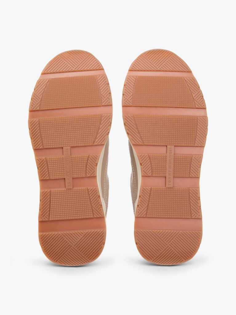 Multi TH Monogram Leather Mixed Texture Trainers  Women