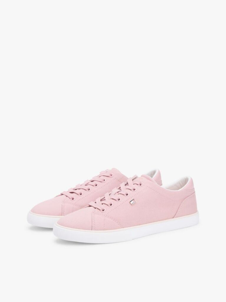 Ροζ Δετά Sneakers Από Καμβά  Γυναίκες