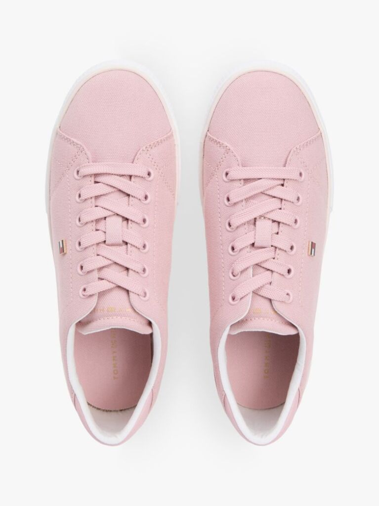 Ροζ Δετά Sneakers Από Καμβά  Γυναίκες
