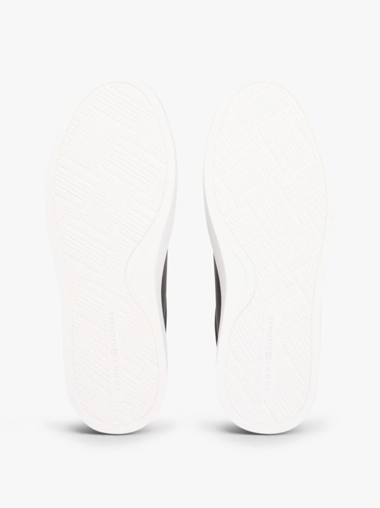 Μαύρο Δερμάτινα Sneakers Με Μονόγραμμα TH  Γυναίκες