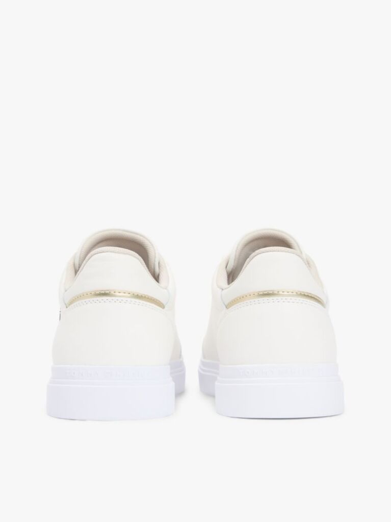 Άσπρο Δερμάτινα Sneakers Με Μονόγραμμα TH  Γυναίκες