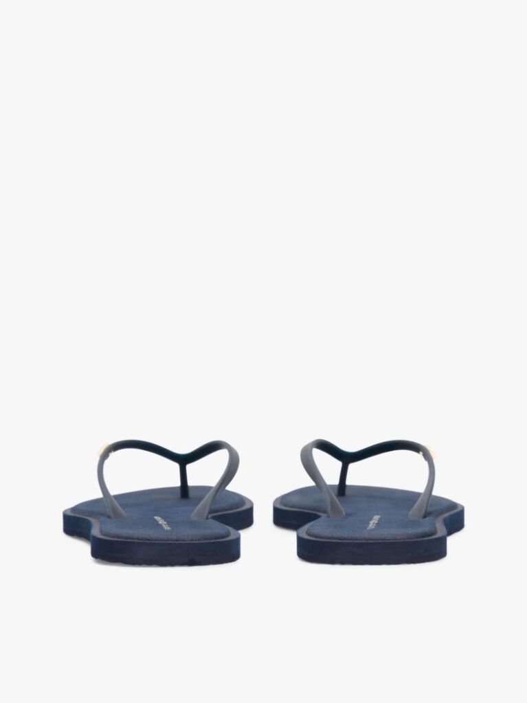Blue Chic Enamel Flag Flip-Flops  Women