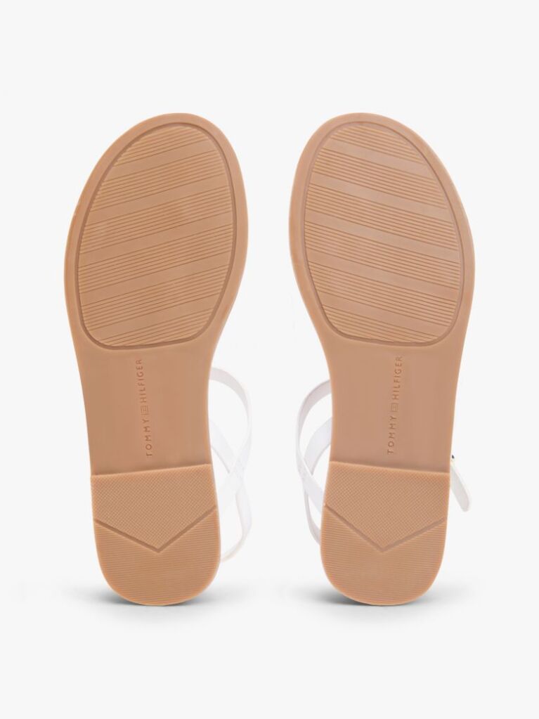 Άσπρο Δερμάτινα Σανδάλια Με Μονόγραμμα TH  Γυναίκες