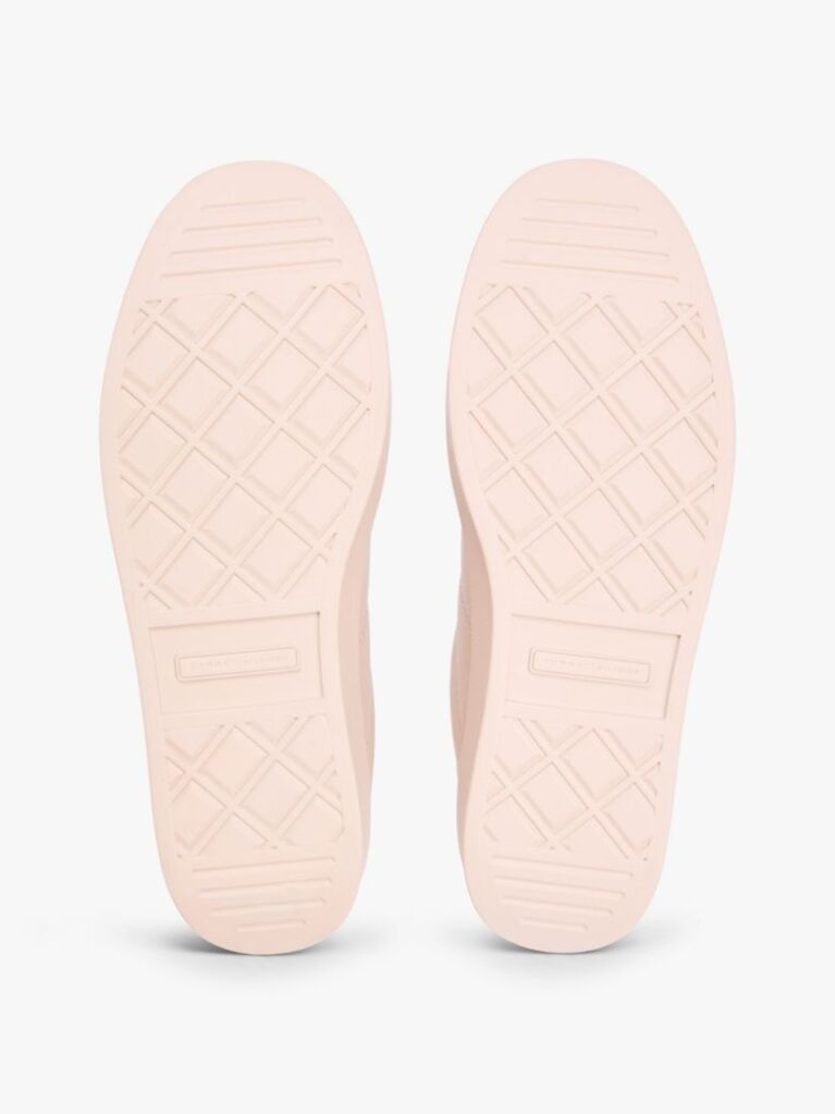 Ροζ Δερμάτινα Sneakers Με Μονόγραμμα TH  Γυναίκες