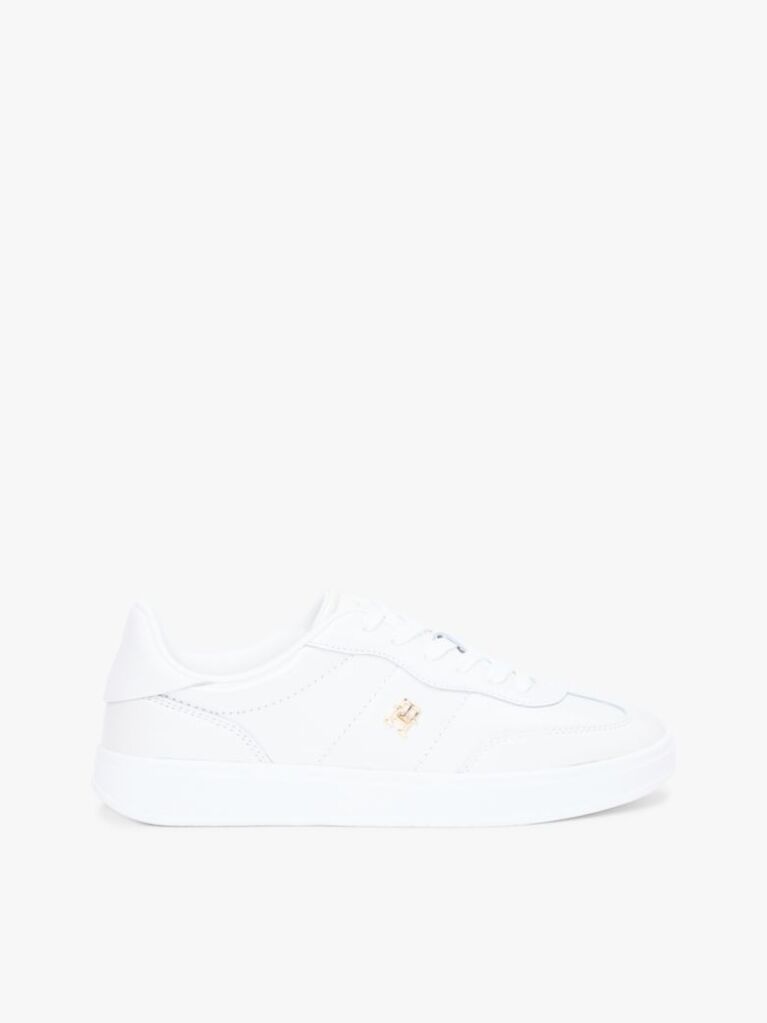 Άσπρο Δερμάτινα Sneakers Με Μονόγραμμα TH  Γυναίκες